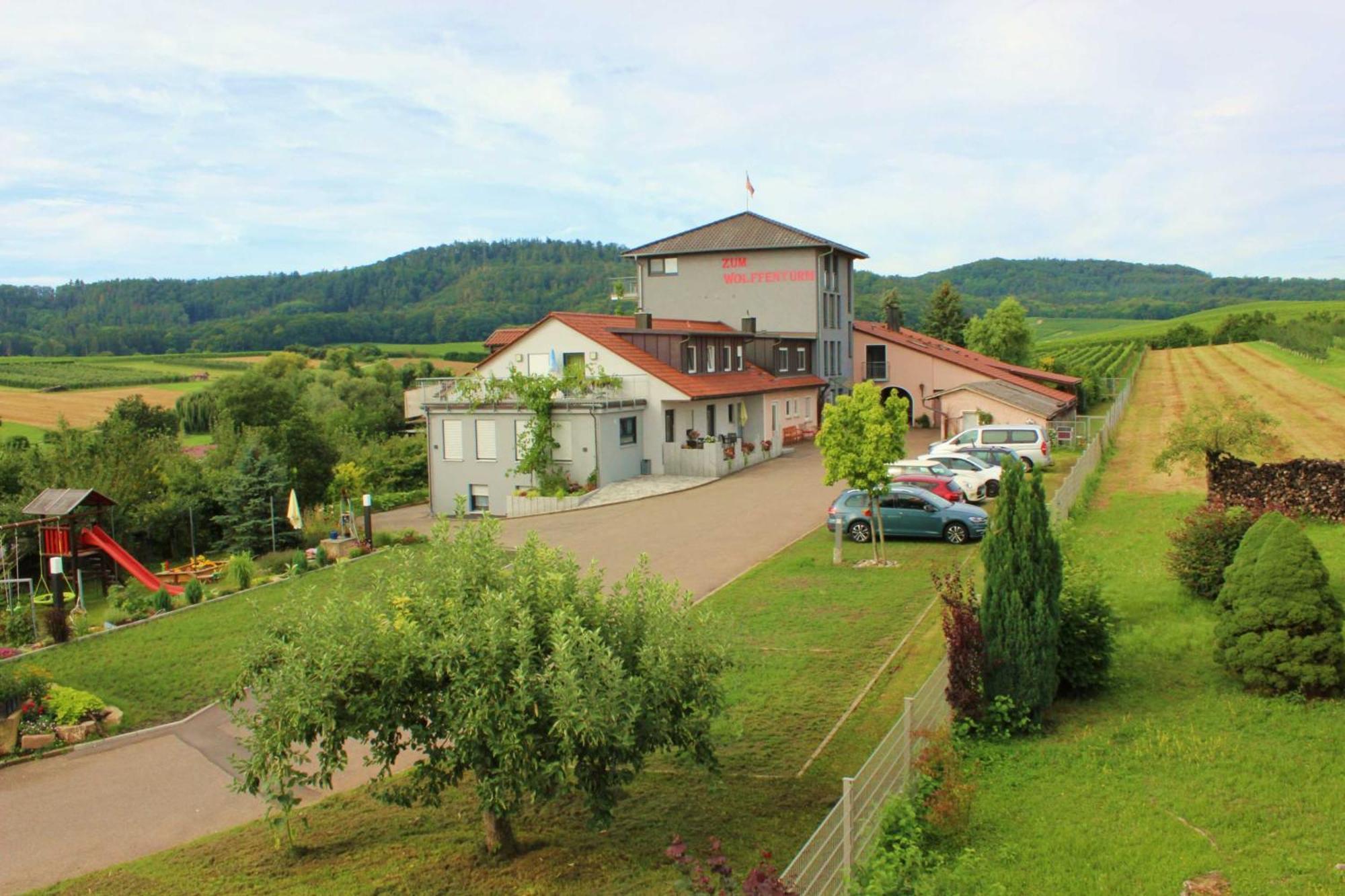Gaestehaus Zum Wolffenturm Lehrensteinsfeld Eksteriør billede